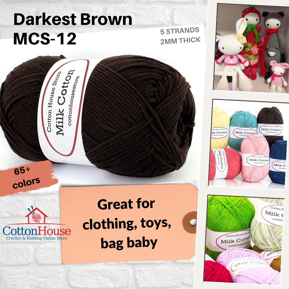 Milk Cotton Series 110-120g 5ply 2mm Amigurumi Baby Benang Kait Yarn Page01 MCS