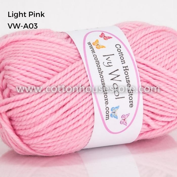 Ivy Wool 100g 3mm Benang Kait Yarn VW