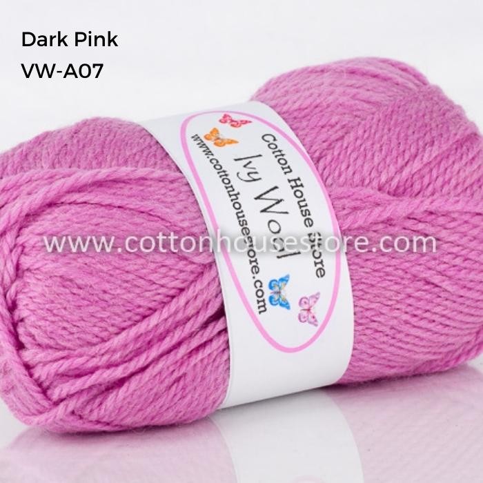 Ivy Wool 100g 3mm Benang Kait Yarn VW