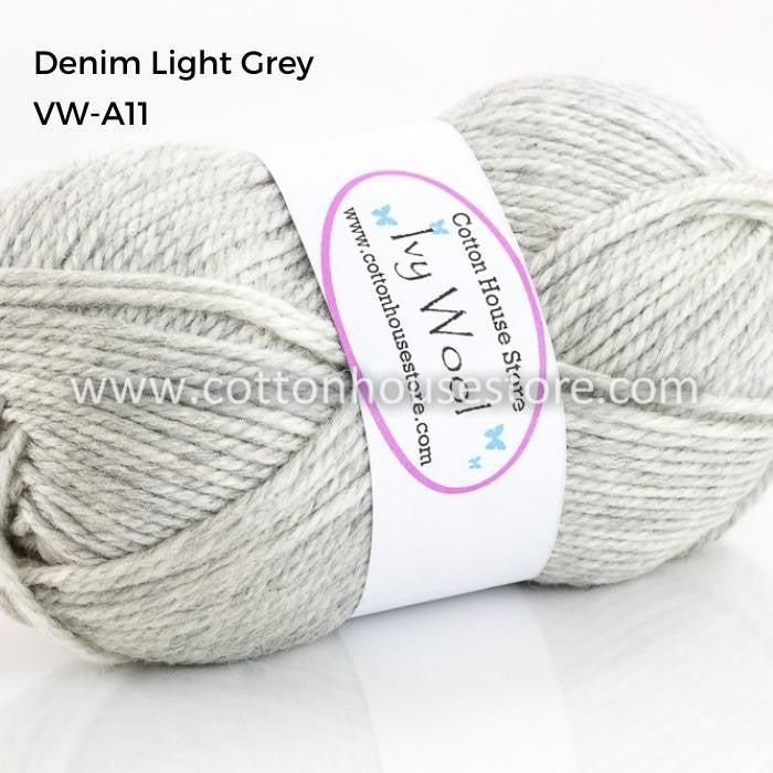 Ivy Wool 100g 3mm Benang Kait Yarn VW