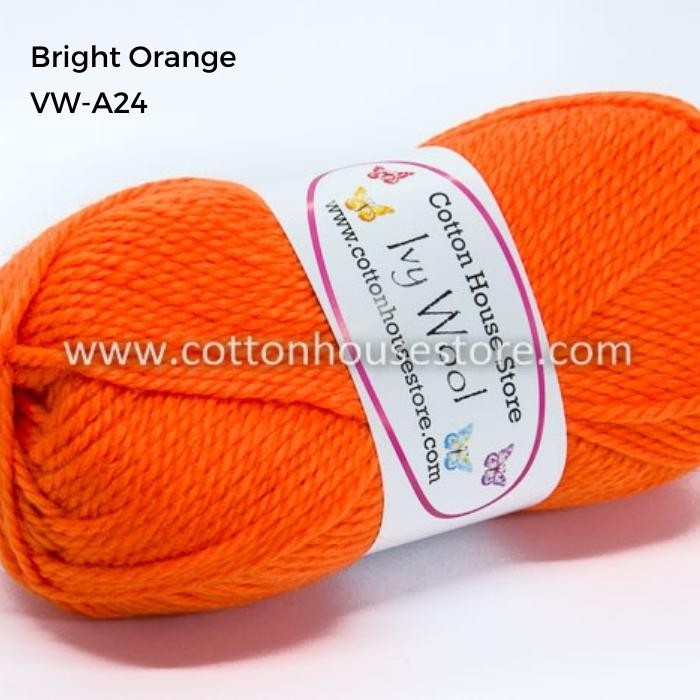 Ivy Wool 100g 3mm Benang Kait Yarn VW