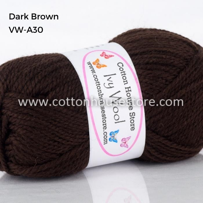 Ivy Wool 100g 3mm Benang Kait Yarn VW