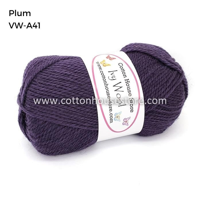 Ivy Wool 100g 3mm Benang Kait Yarn VW