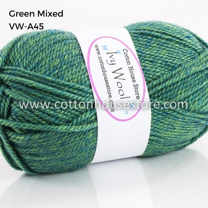 Ivy Wool 100g 3mm Benang Kait Yarn VW