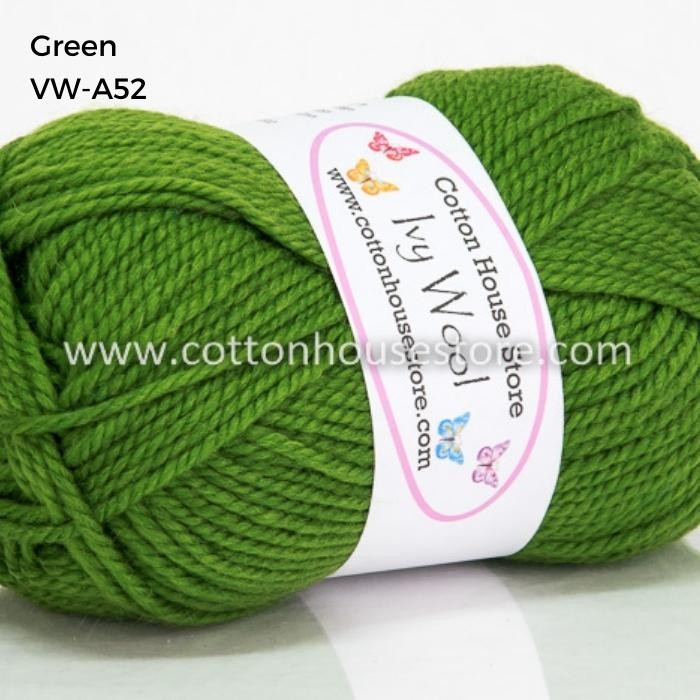 Ivy Wool 100g 3mm Benang Kait Yarn VW