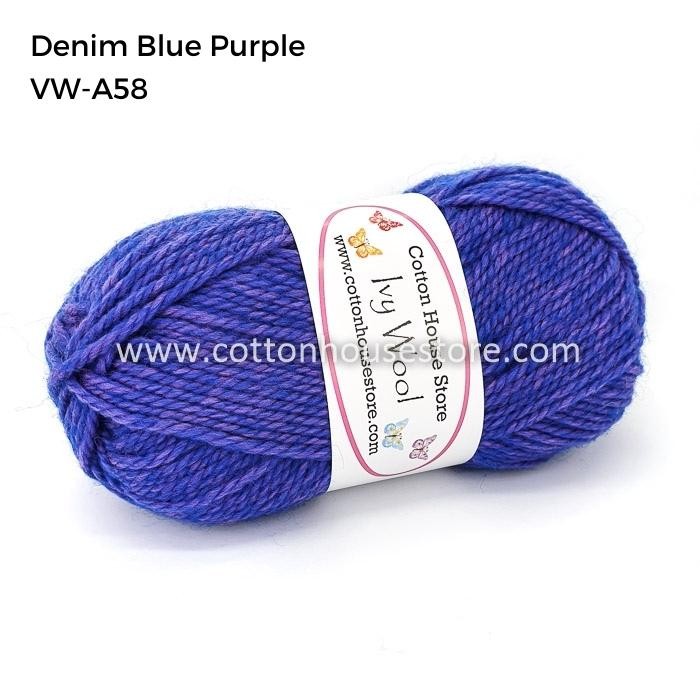 Ivy Wool 100g 3mm Benang Kait Yarn VW