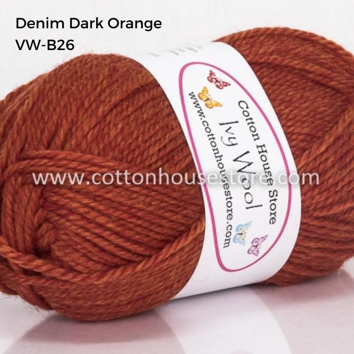 Ivy Wool 100g 3mm Benang Kait Yarn VW