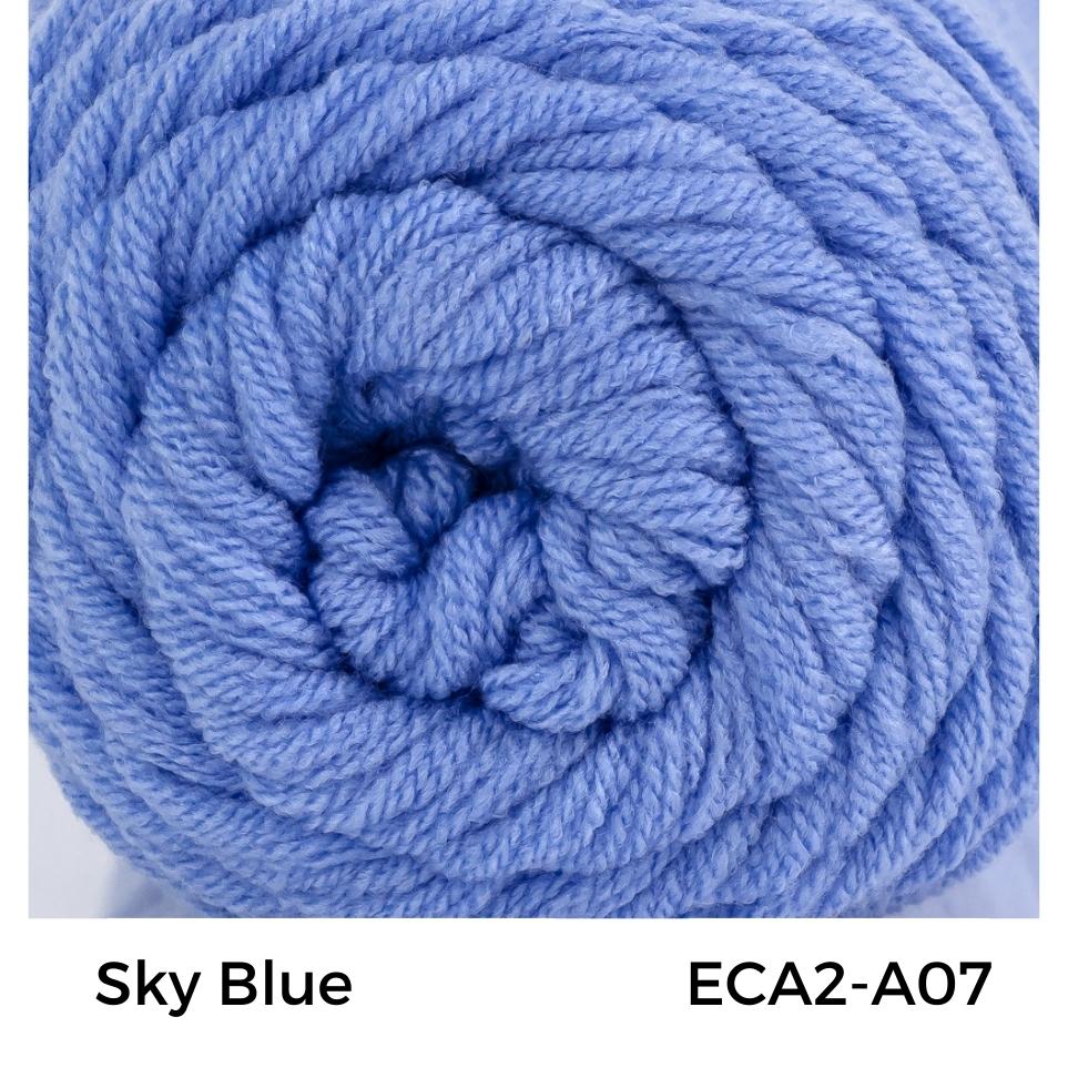 Economy Cotton 90-100g 7-8ply 4mm Tufting Benang Kait Yarn ECA2