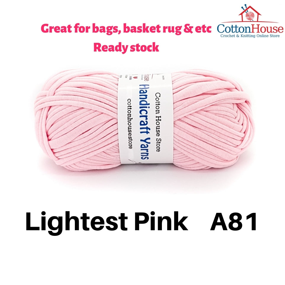 T-Shirt Yarn Polyester 90-100g Total Width 19mm Benang Kait Yarn Page01 TSP