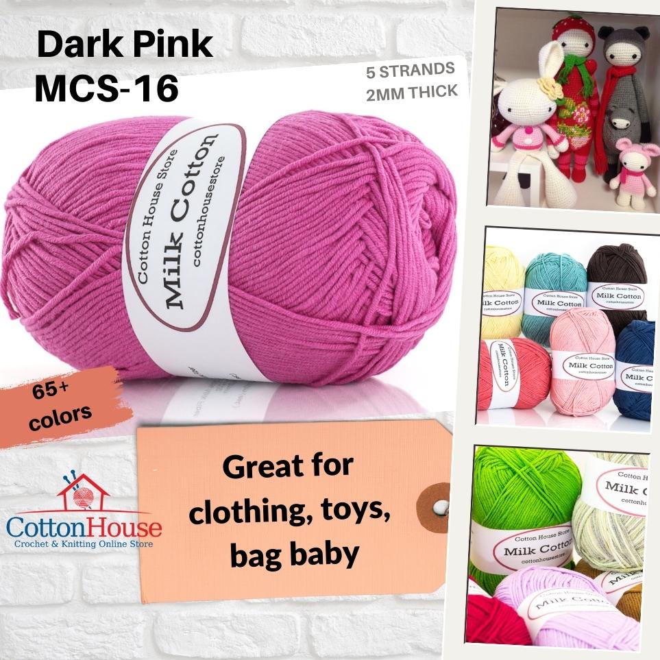 Milk Cotton Series 110-120g 5ply 2mm Amigurumi Baby Benang Kait Yarn Page01 MCS