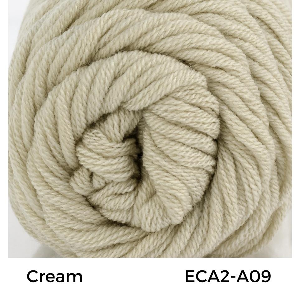 Economy Cotton 90-100g 7-8ply 4mm Tufting Benang Kait Yarn ECA2