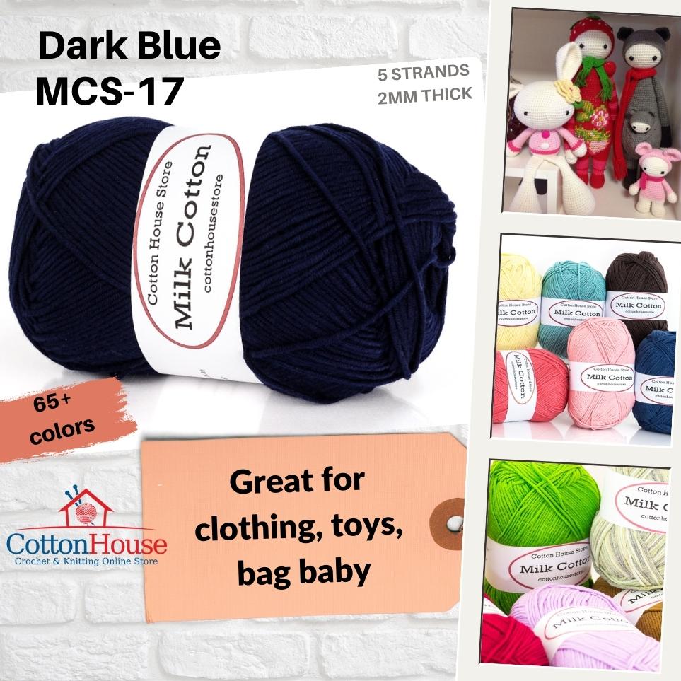 Milk Cotton Series 110-120g 5ply 2mm Amigurumi Baby Benang Kait Yarn Page01 MCS