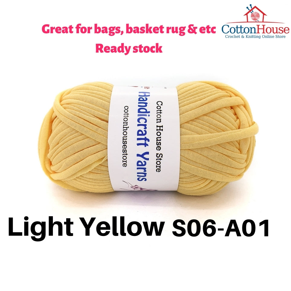 T-Shirt Yarn Polyester 90-100g Total Width 19mm Benang Kait Yarn Page02 TSP