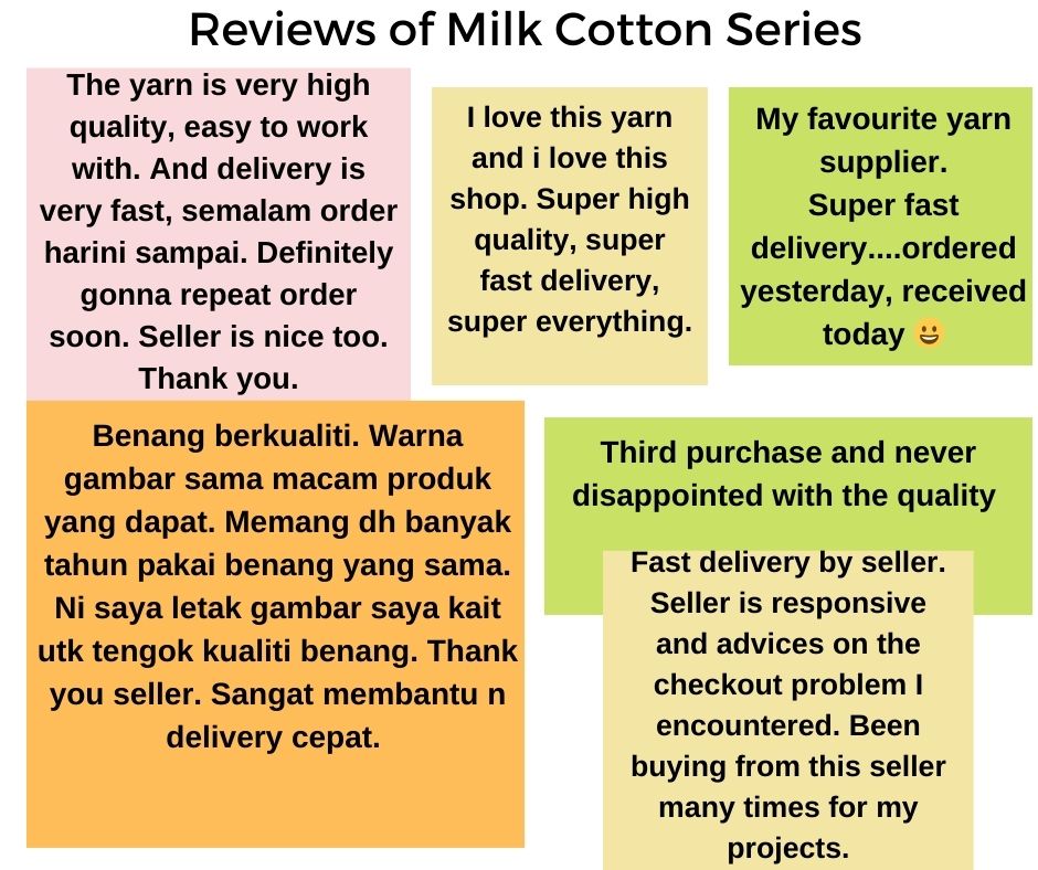 Milk Cotton Series 110-120g 5ply 2mm Amigurumi Baby Benang Kait Yarn Page02 MCS