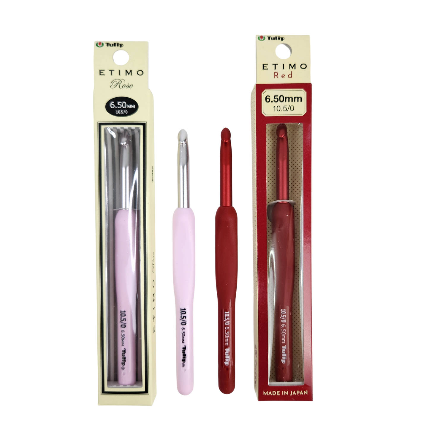 Tulip Etimo Red Rose Grey Purple Murasaki Grandhook Crochet Hook 1.8mm-6.5mm 8.0mm-15.0mm Single Size Original Japan Jarum Kait