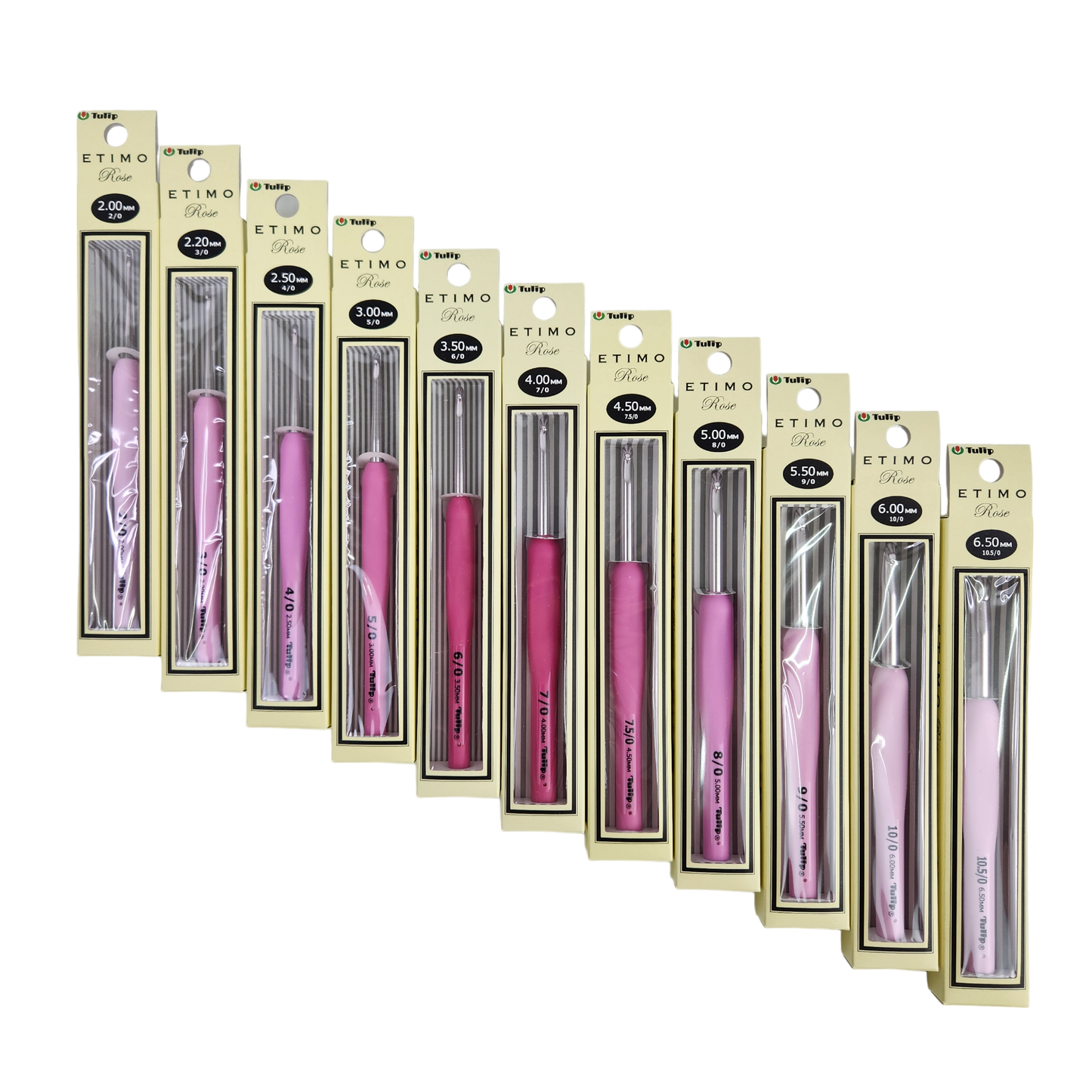 Tulip Etimo Red Rose Grey Purple Murasaki Grandhook Crochet Hook 1.8mm-6.5mm 8.0mm-15.0mm Single Size Original Japan Jarum Kait