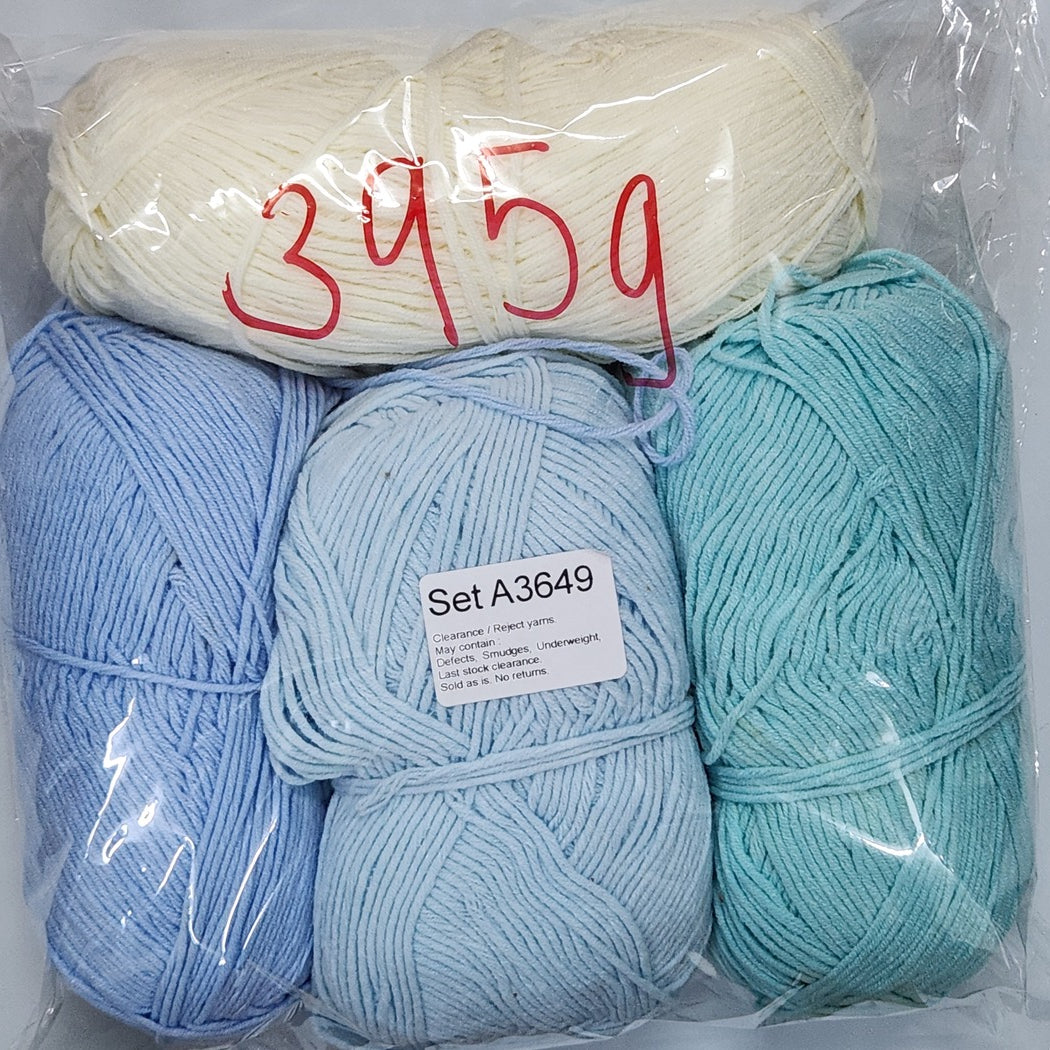 Soft Dream Cotton SDC Clearance / Reject yarns (4 balls per pack) Benang Kait
