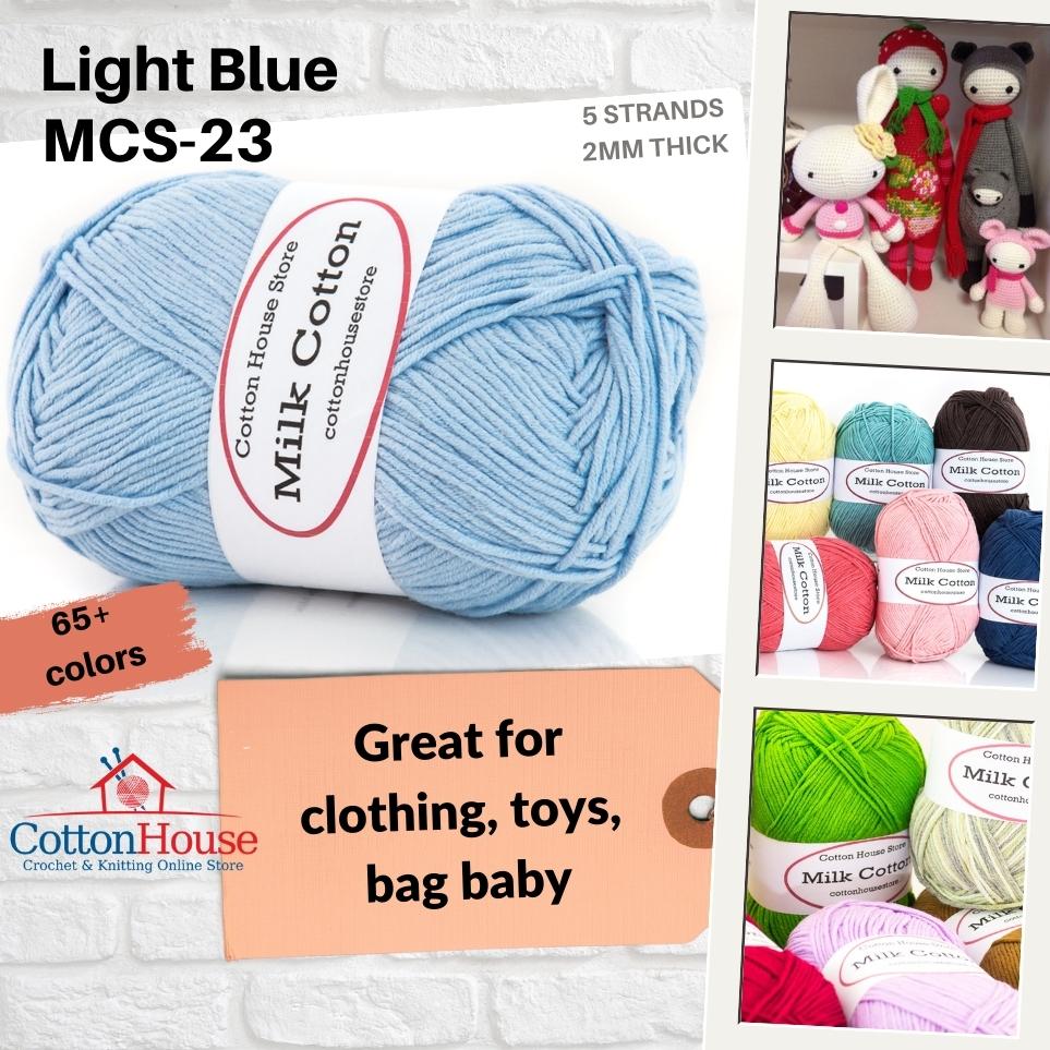 Milk Cotton Series 110-120g 5ply 2mm Amigurumi Baby Benang Kait Yarn Page01 MCS