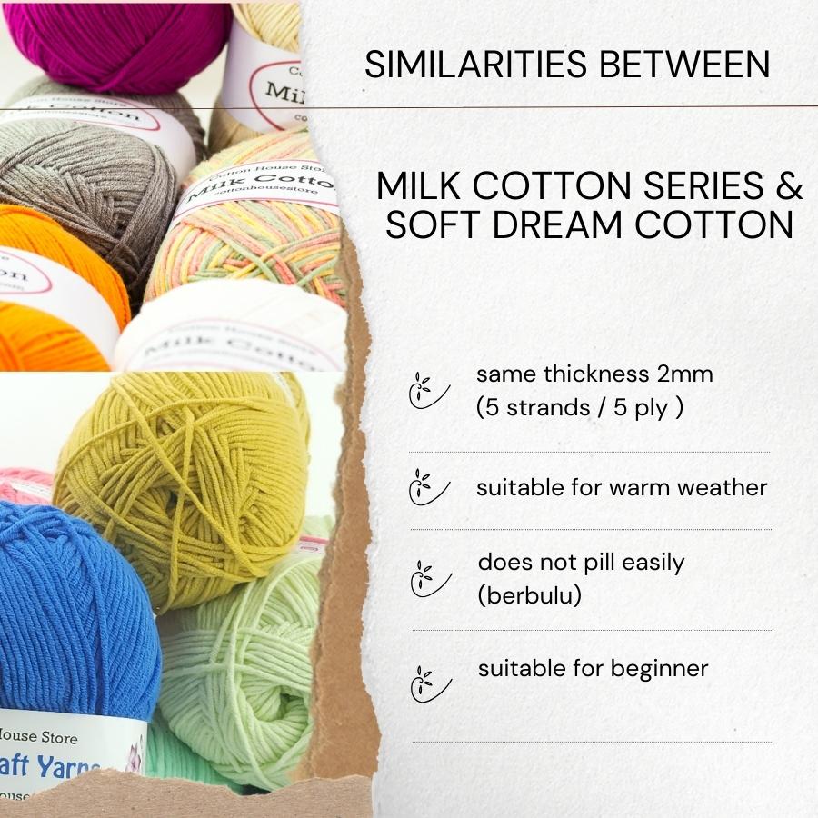 Milk Cotton Series 110-120g 5ply 2mm Amigurumi Baby Benang Kait Yarn Page01 MCS