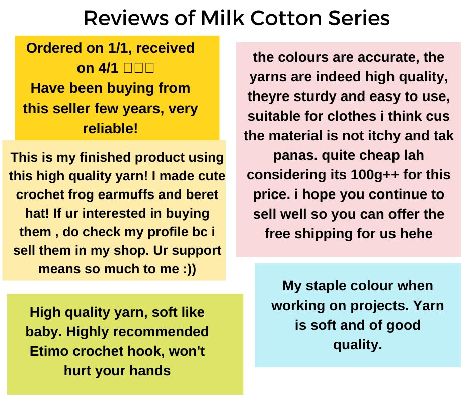 Milk Cotton Series 110-120g 5ply 2mm Amigurumi Baby Benang Kait Yarn Page01 MCS