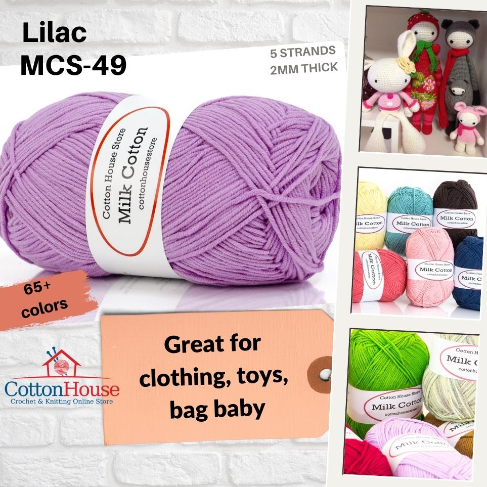 Milk Cotton Series 110-120g 5ply 2mm Amigurumi Baby Benang Kait Yarn Page02 MCS