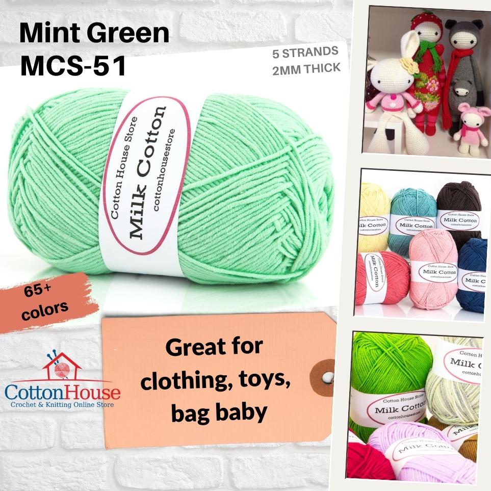 Milk Cotton Series 110-120g 5ply 2mm Amigurumi Baby Benang Kait Yarn Page02 MCS