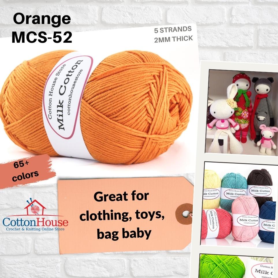Milk Cotton Series 110-120g 5ply 2mm Amigurumi Baby Benang Kait Yarn Page02 MCS