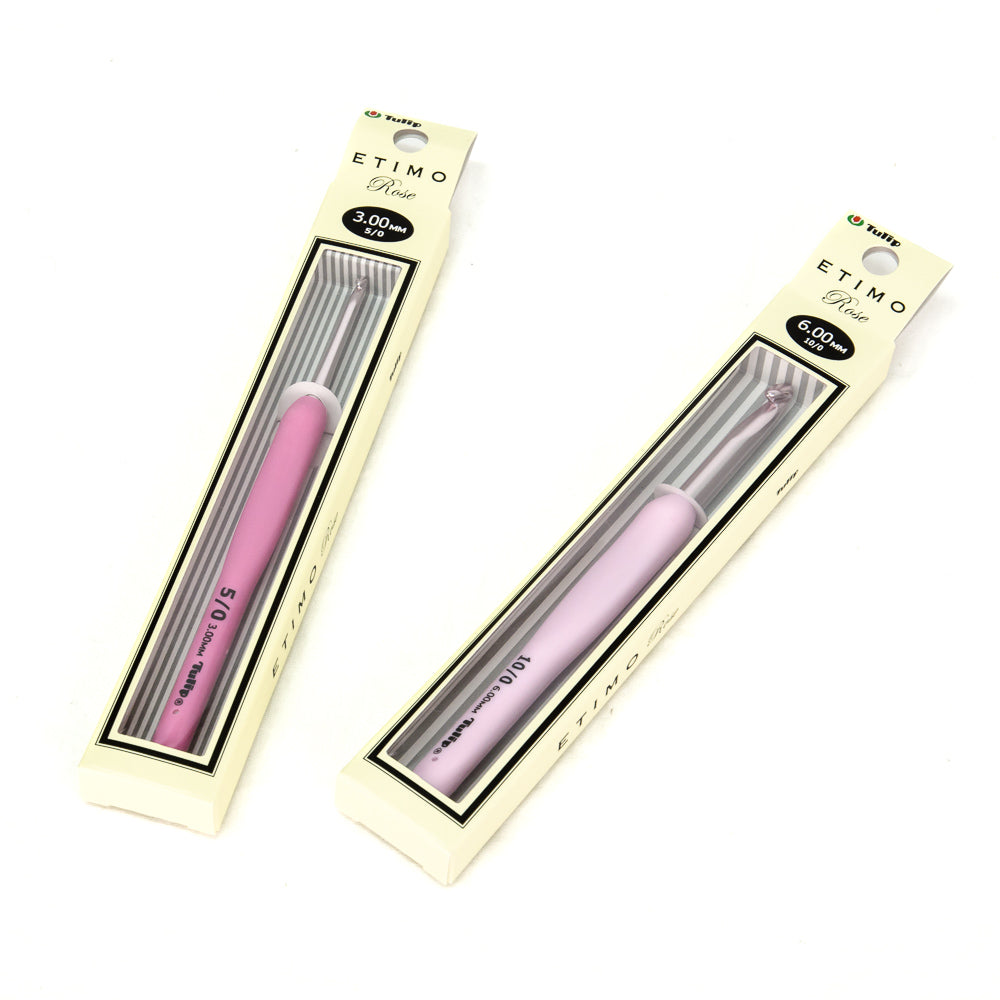 Tulip Etimo Red Rose Grey Purple Murasaki Grandhook Crochet Hook 1.8mm-6.5mm 8.0mm-15.0mm Single Size Original Japan Jarum Kait