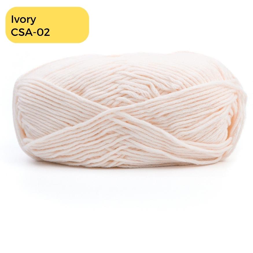 Cloud Soft Acrylic 100gm 6 ply 3mm Benang Kait Yarn CSA