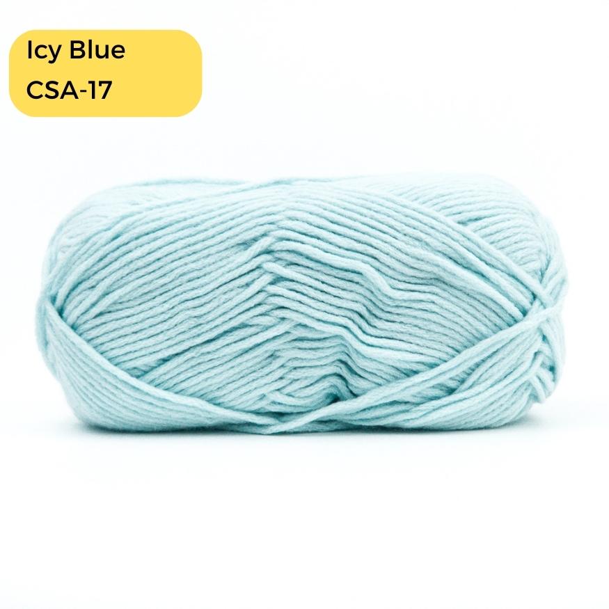 Cloud Soft Acrylic 100gm 6 ply 3mm Benang Kait Yarn CSA