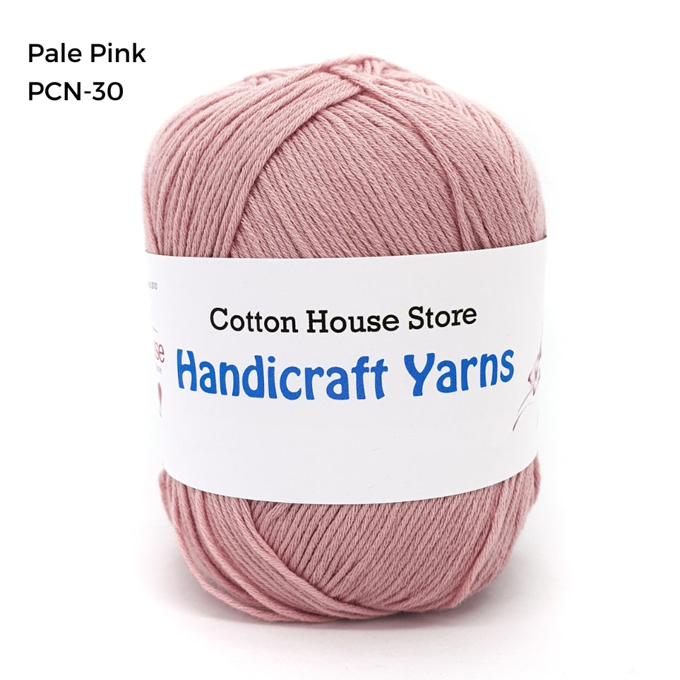 Pure Cotton 100% 1.0mm Halus Nipis 50gm Benang Kait Yarn PCN