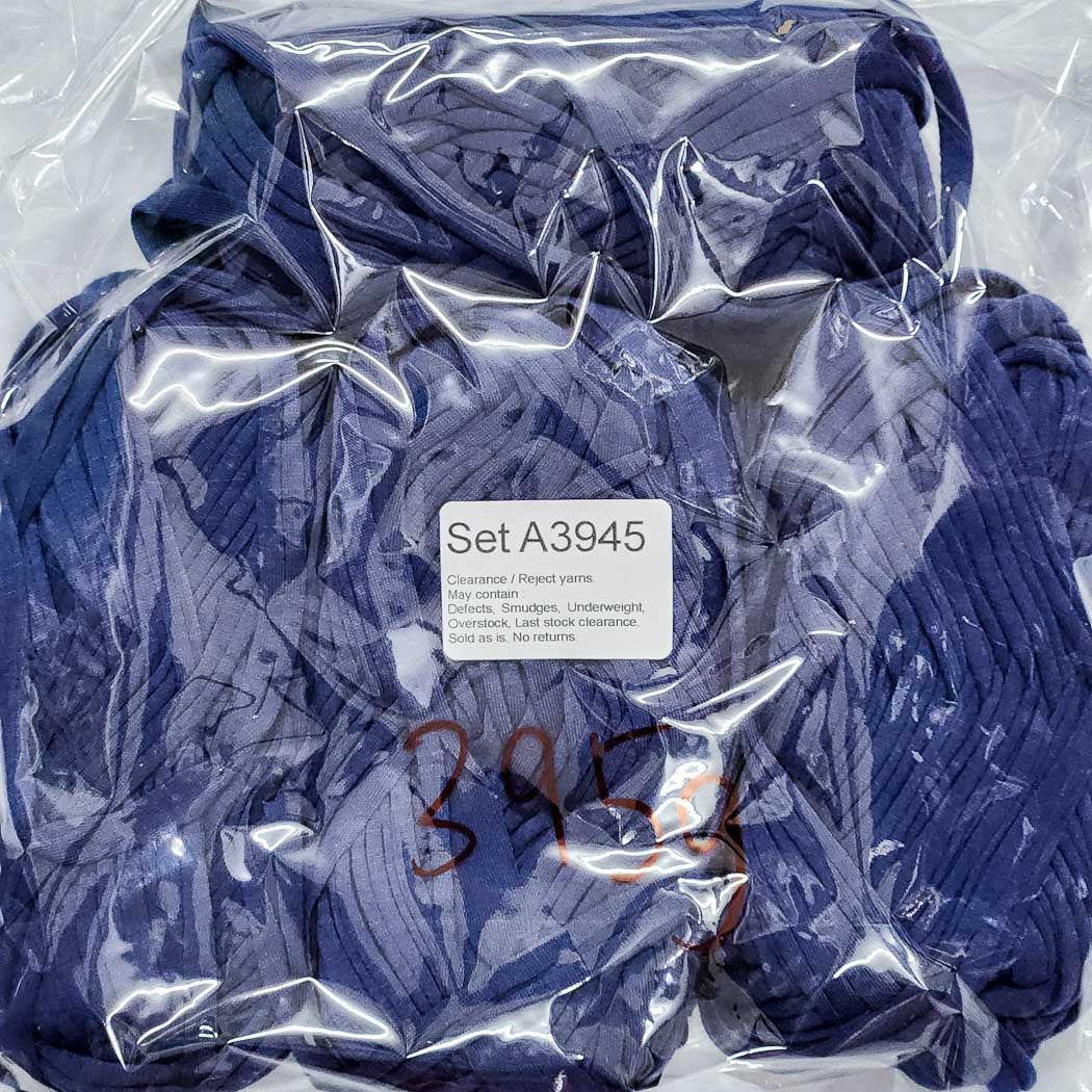 T-Shirt Yarn TSP Clearance / Reject yarns (4 balls per pack) Benang Kait