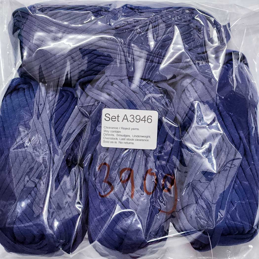 T-Shirt Yarn TSP Clearance / Reject yarns (4 balls per pack) Benang Kait