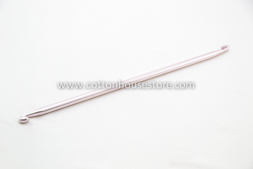 Aluminium Double Ended Hook / Tunisian 6.5mm