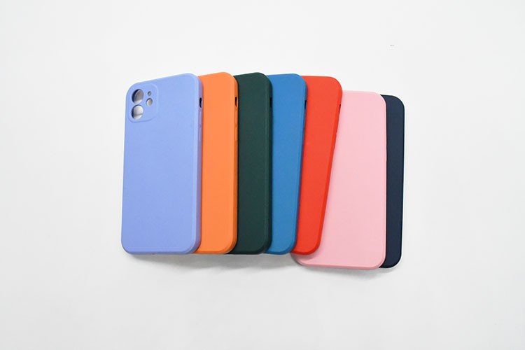 iPhone 12 iP12 12Pro 12 ProMax Silicone Case Casing Cover TPU Protection Shockproof Plain Color Apple