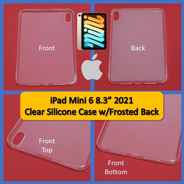 Silicone Case Cover Apple iPad Mini 6 2021 8.3" Casing