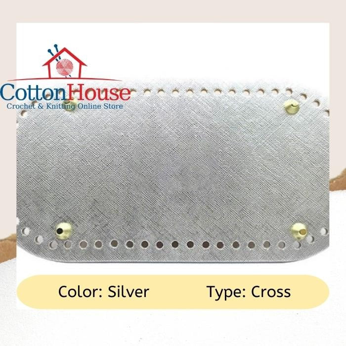 Bag Base PU Leather 25cmx12cm Imitation Leather DIY Tapak Beg Craft Making