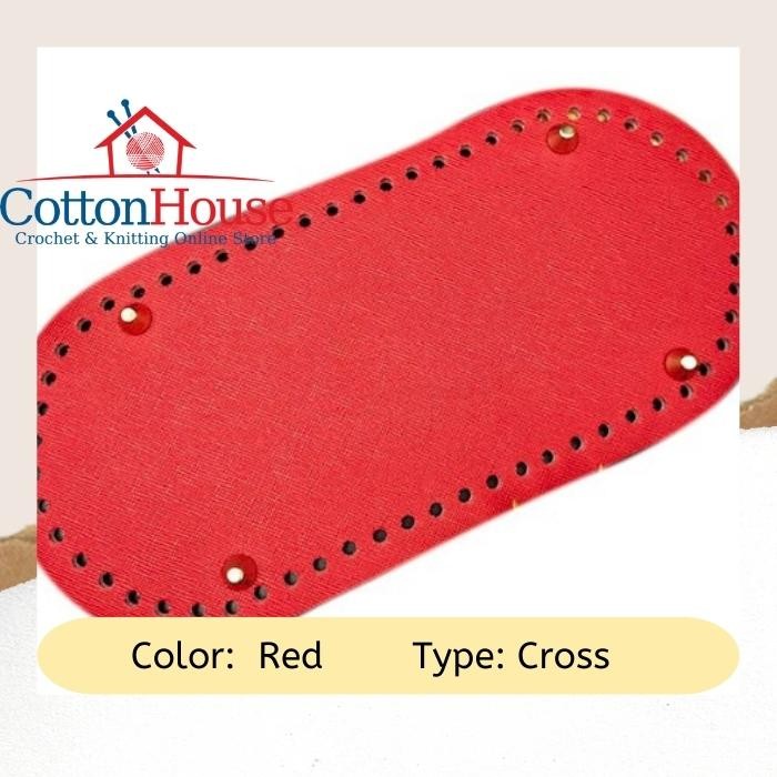Bag Base PU Leather 25cmx12cm Imitation Leather DIY Tapak Beg Craft Making