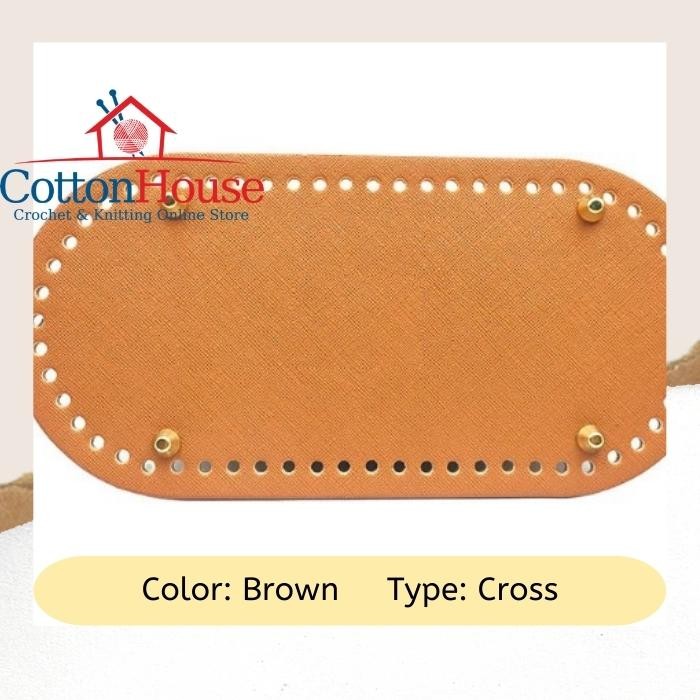 Bag Base PU Leather 25cmx12cm Imitation Leather DIY Tapak Beg Craft Making