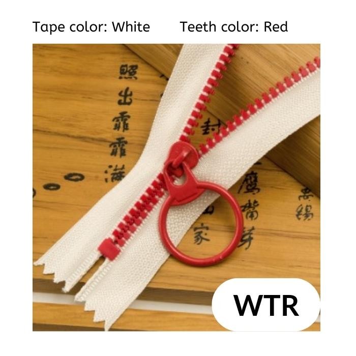 Colorful Zipper 6" (15cm) Plastic Pull Teeth Close End Zip Jahit DIY Sewing