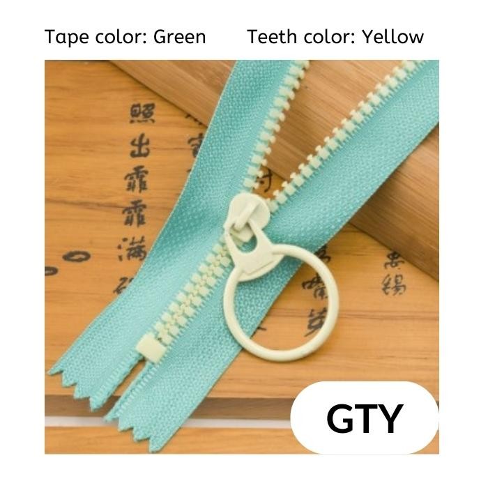 Colorful Zipper 6" (15cm) Plastic Pull Teeth Close End Zip Jahit DIY Sewing