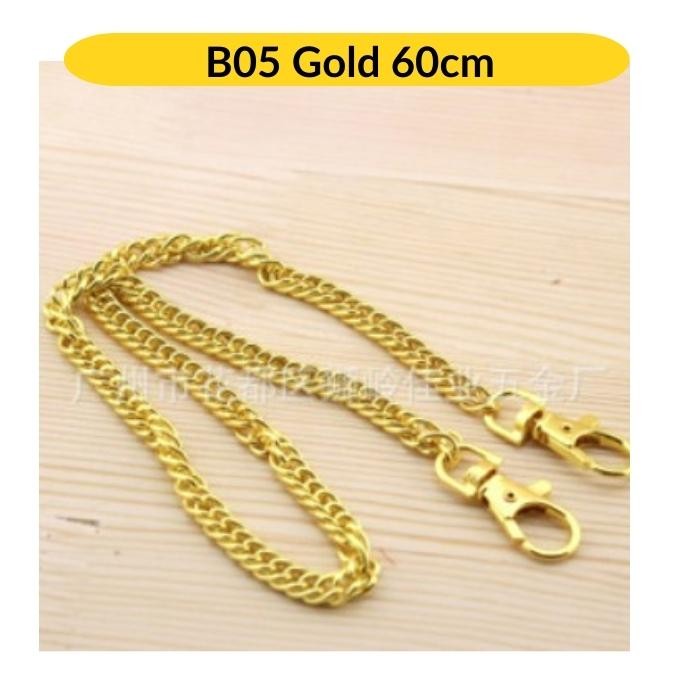 Purse Chain Handle Metal Gold Silver Black Tone DIY Bag Making Beg