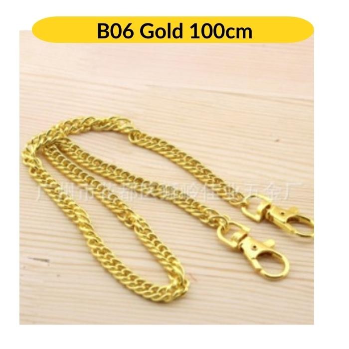 Purse Chain Handle Metal Gold Silver Black Tone DIY Bag Making Beg
