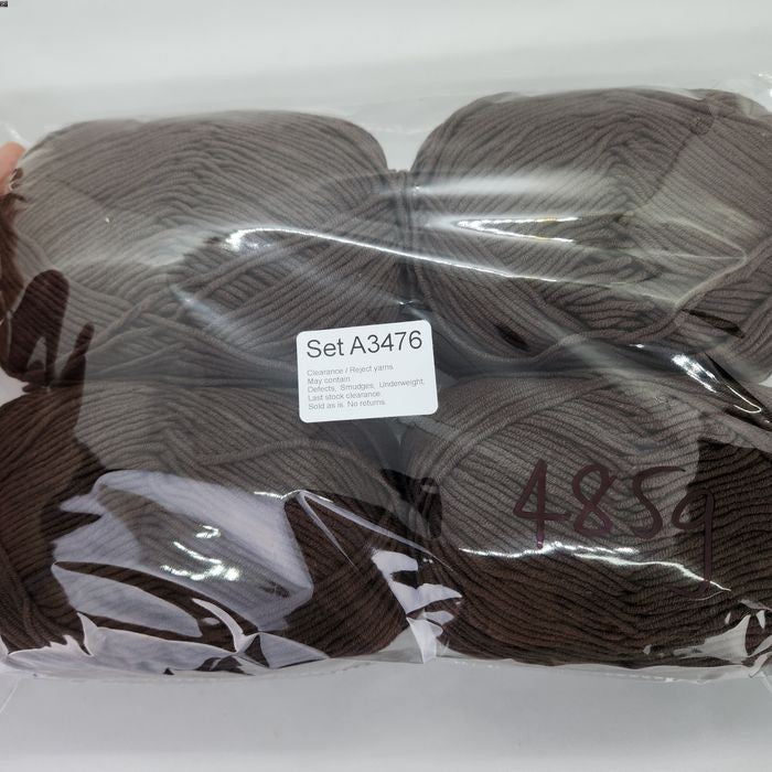 Milk Cotton Series MCS Clearance / Reject yarns (4 balls per pack) Benang Kait