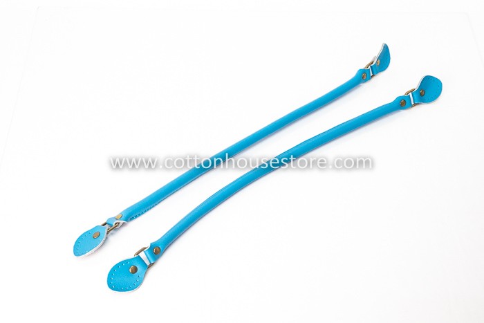 Leather Handbag Handles 257 Blue 50cm (2pcs) DIY Bag Making Beg