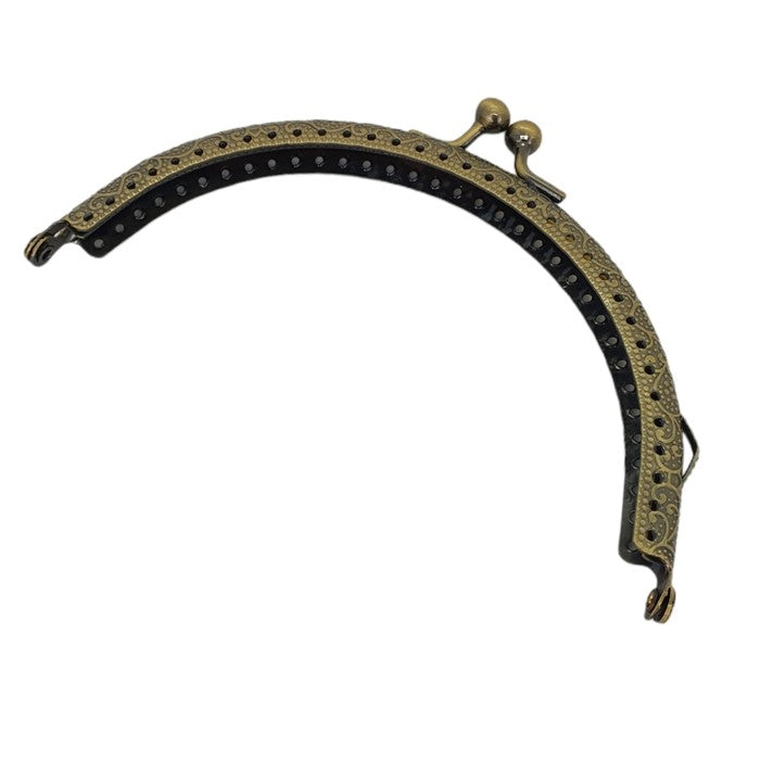 Purse Bag Bronze Tone Metal Semi Circle Frame 12.6cm DIY Bag Making Beg