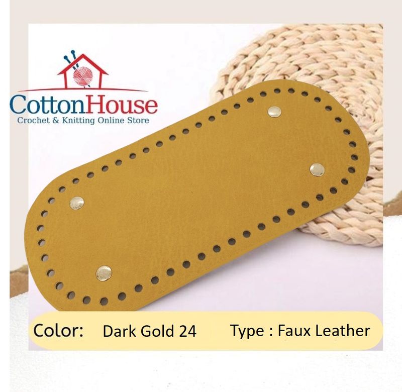 Bag Base PU Leather 22cm x 10cm Imitation Leather DIY Tapak Beg Craft Making