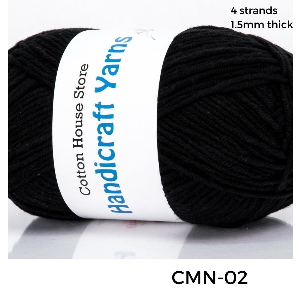 Cotton Mini 40-50g 4ply 1.5mm Milk Cotton Amigurumi Baby Benang Kait Yarn CMN