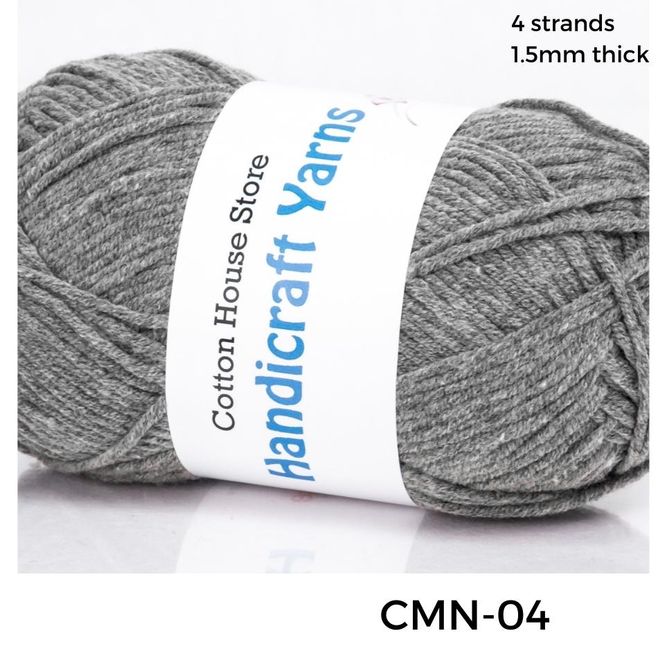 Cotton Mini 40-50g 4ply 1.5mm Milk Cotton Amigurumi Baby Benang Kait Yarn CMN