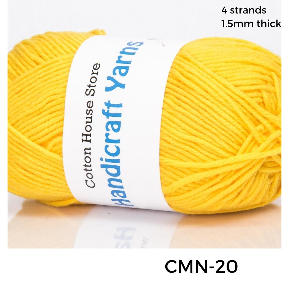 Cotton Mini 40-50g 4ply 1.5mm Milk Cotton Amigurumi Baby Benang Kait Yarn CMN